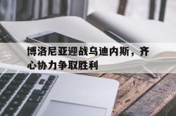 开云体育-关于博洛尼亚迎战乌迪内斯，齐心协力争取胜利的信息